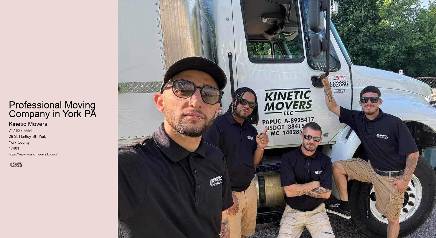 Professional Moving Company in York PA