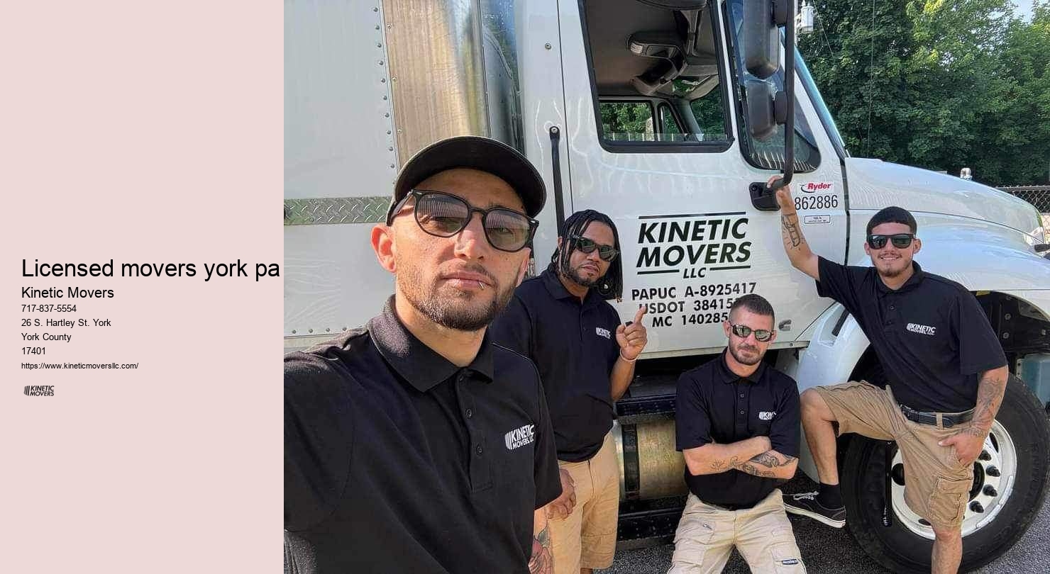 licensed movers york pa